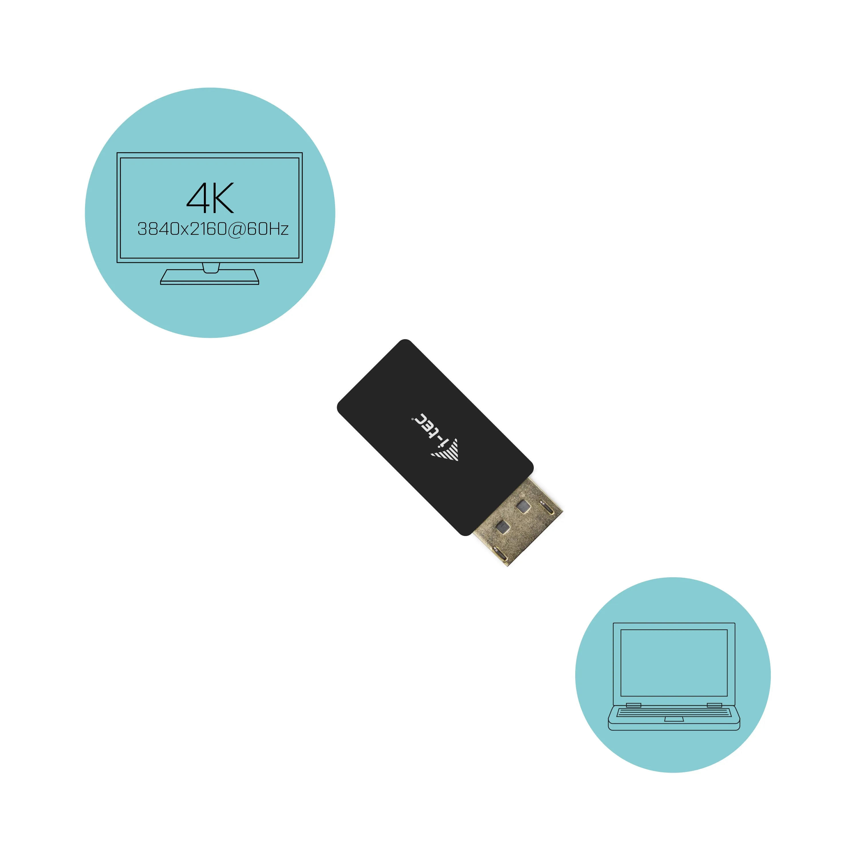 I-Tec Dp To Hdmi Adapter 4K