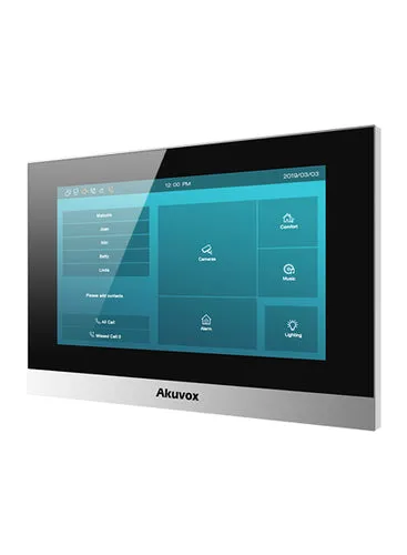 Indoor-Station C315w With Logo,Touch Screen, Android, Poe, Wi-Fi, Silver