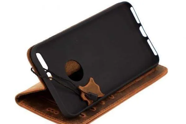 iPhone 5/5s/SE Leather Wallet Case - No.01