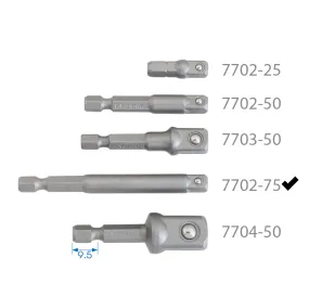 King Tony | Socket Adapter 1/4" X 75mm