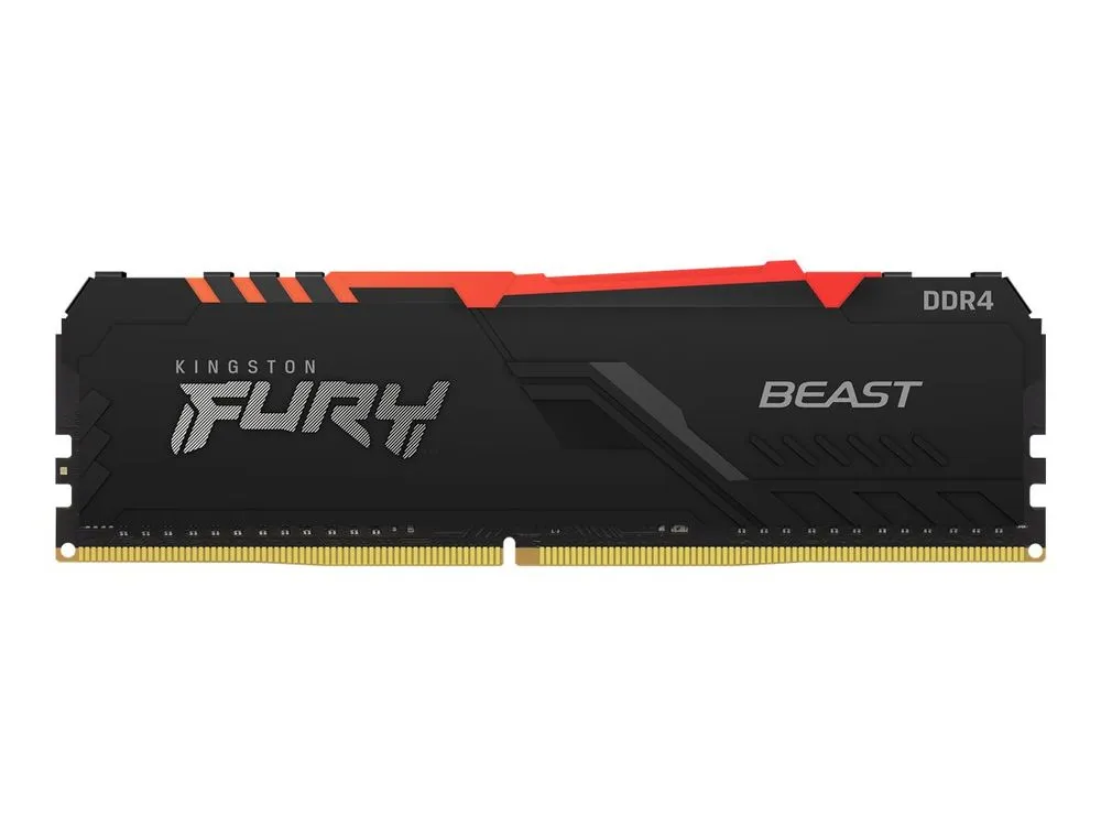 Kingston Fury Beast Rgb - Ddr4 - Module - 16 Gb - Dimm 288-Pin - 3200 Mhz / Pc4-25600 - Unbuffered