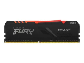 Kingston Fury Beast Rgb - Ddr4 - Module - 16 Gb - Dimm 288-Pin - 3200 Mhz / Pc4-25600 - Unbuffered