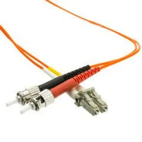 LC/ST OM1 Multimode Duplex Fiber Optic Cable, 62.5/125, 3 meter (10 foot)