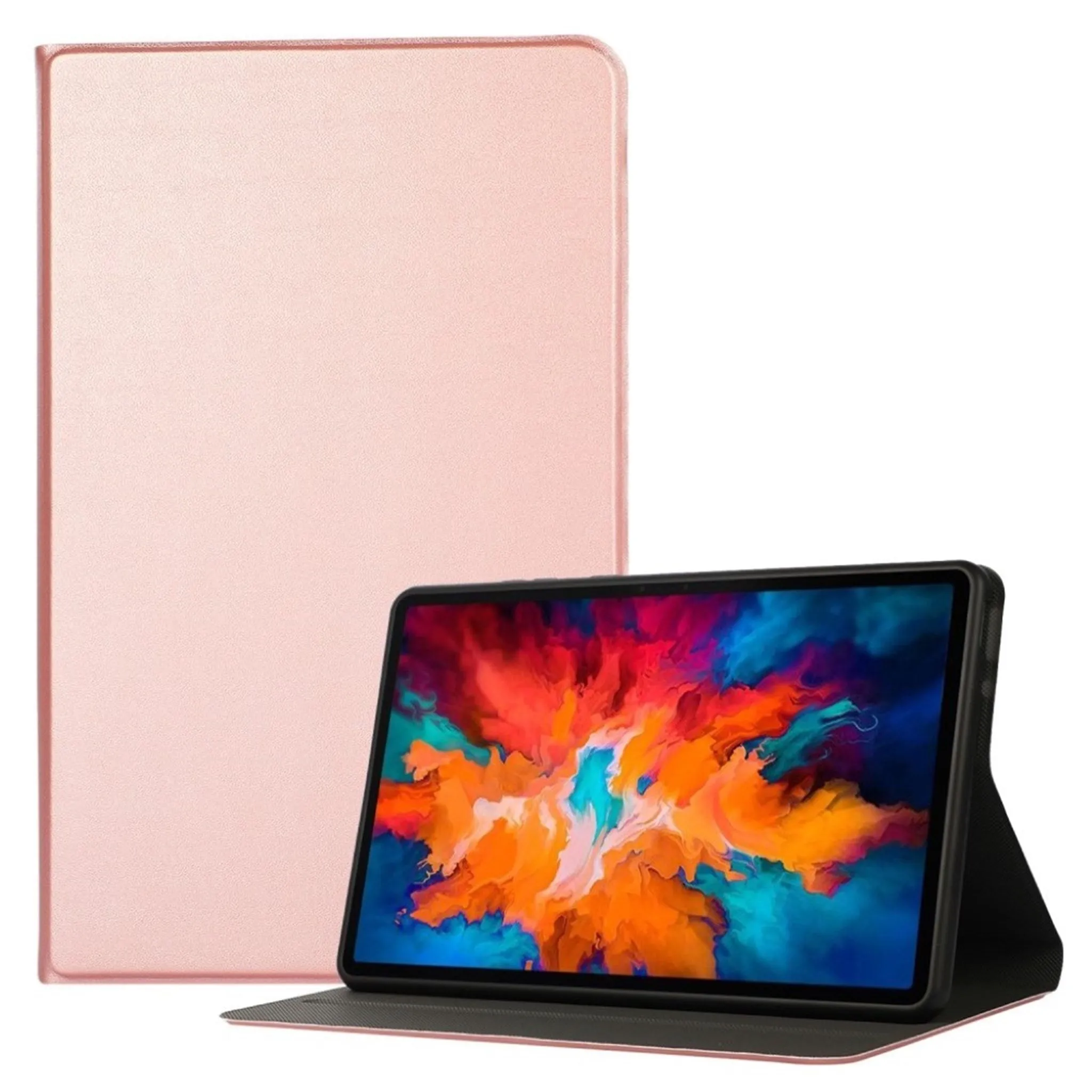 Leather case for Lenovo Tab M8 (2nd Gen) FHD - Rose Gold