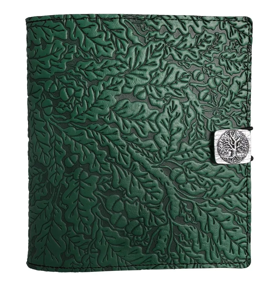 Leather Cover for Kindle Oasis, Oak Leaves