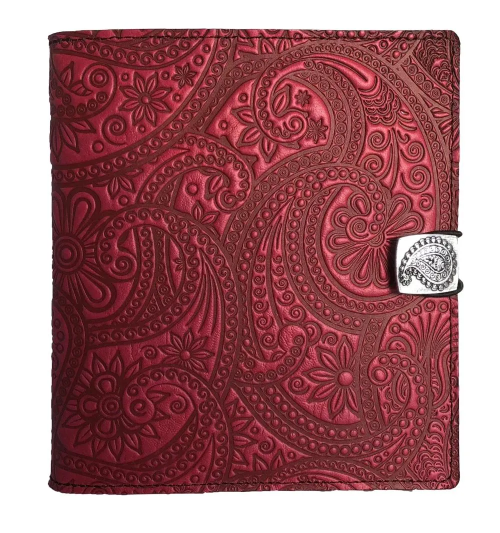 Leather Cover for Kindle Oasis, Paisley