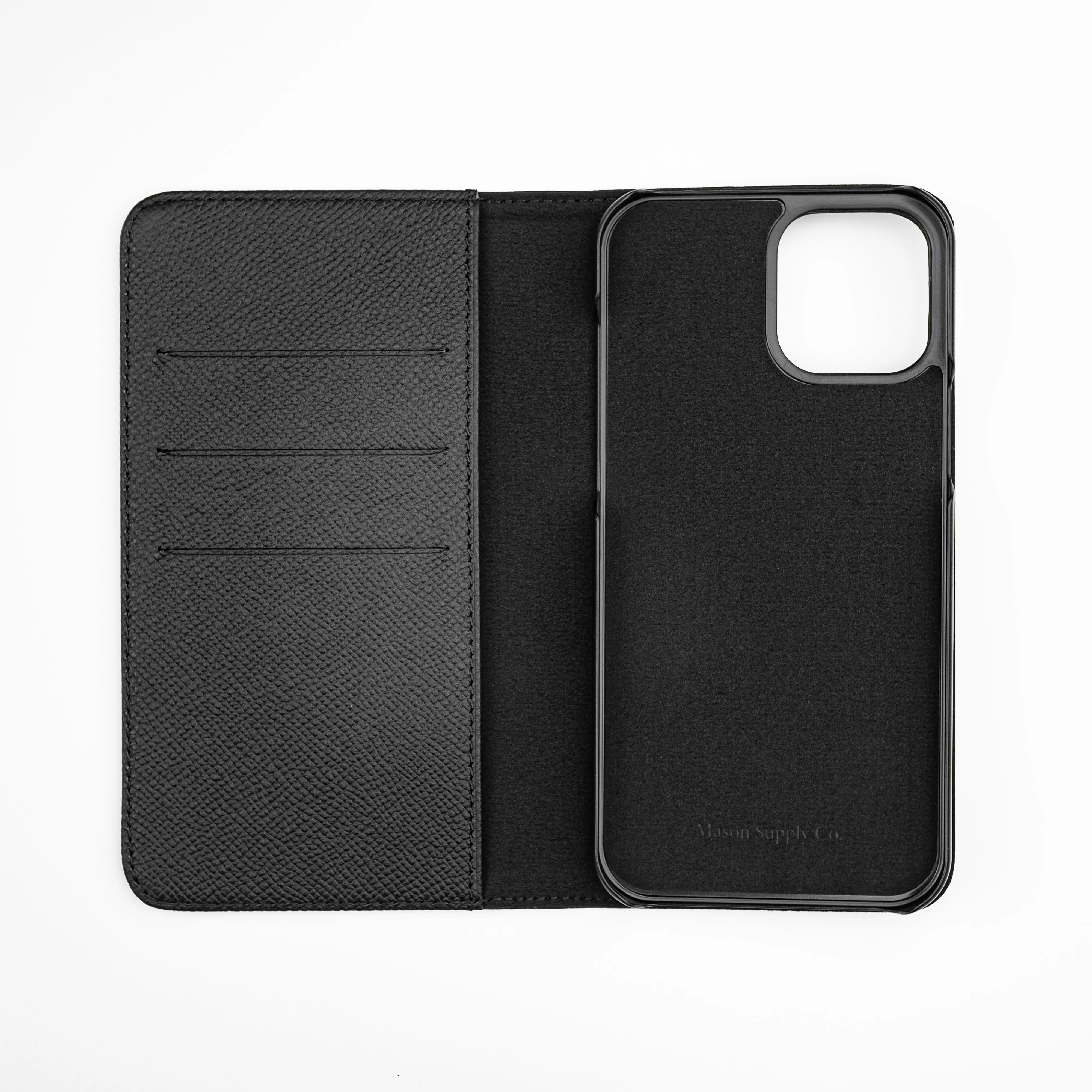 Leather iPhone 13 Pro Case - Folio Wallet