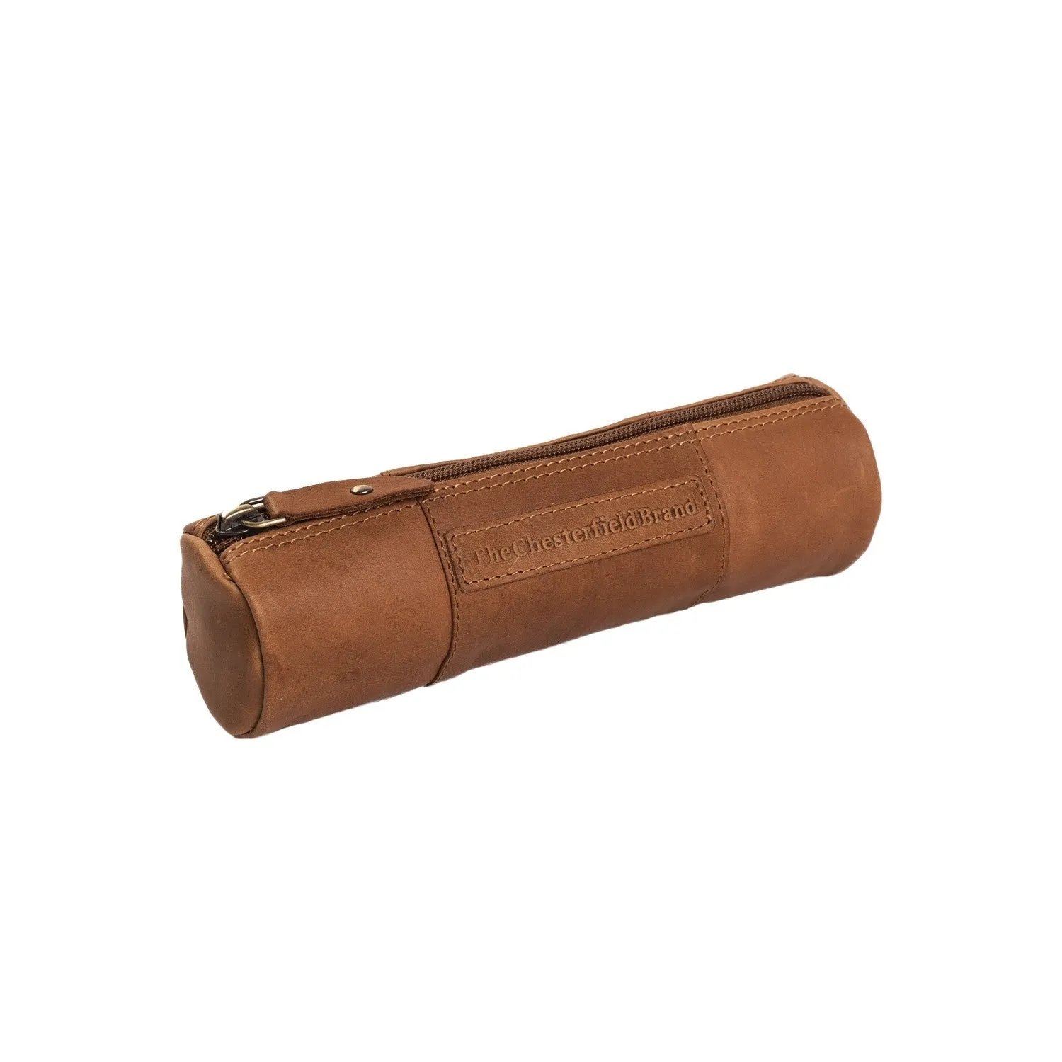 Leather Pen Case Cognac Lea