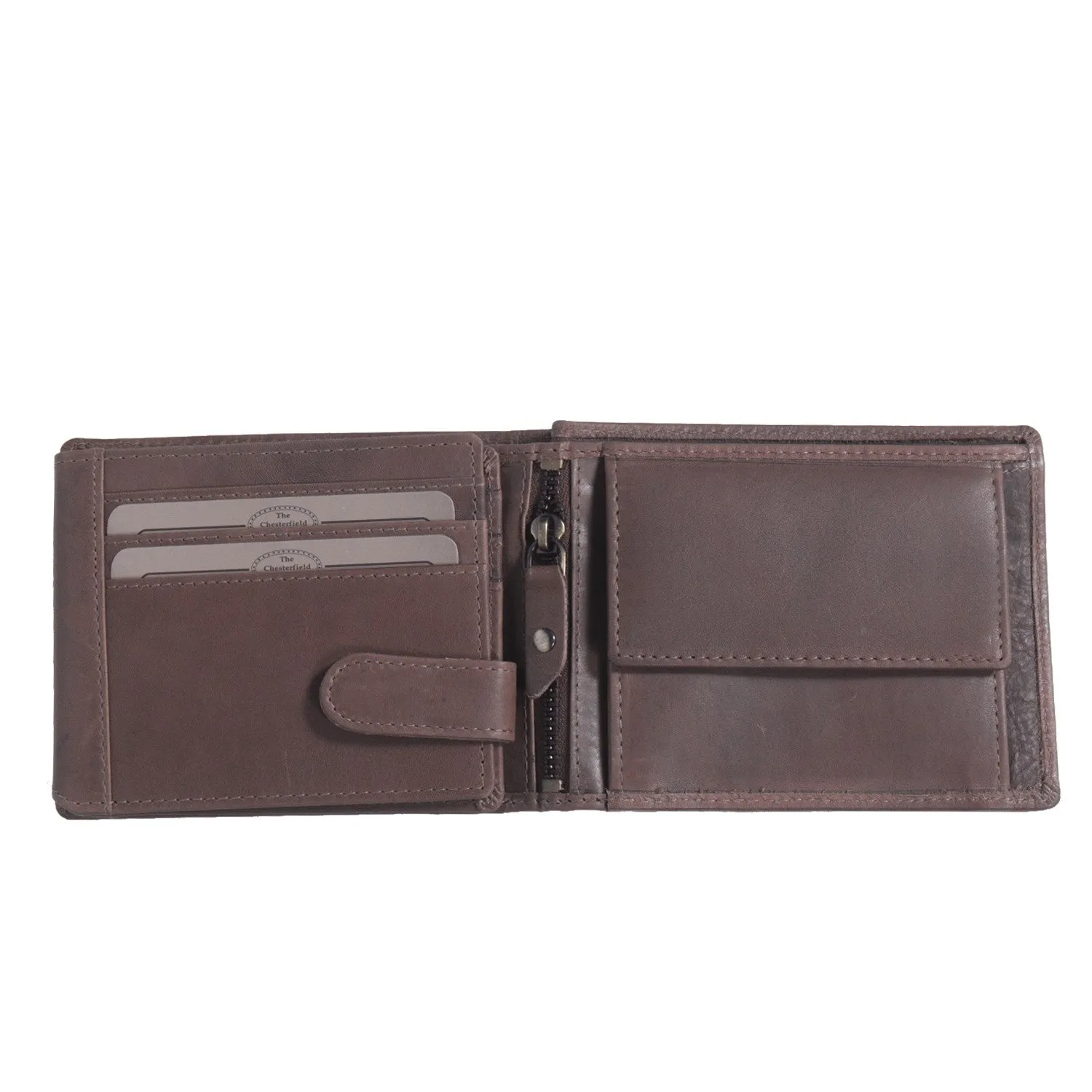 Leather Wallet Brown Marion