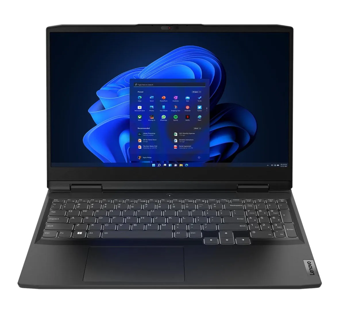 Lenovo Ideapad Gaming 3 15Arh7 Amd Ryzen™ 5 7535Hs Laptop 39.6 Cm (15.6") Full Hd 16 Gb Ddr5-Sdram 512 Gb Ssd Nvidia Gef