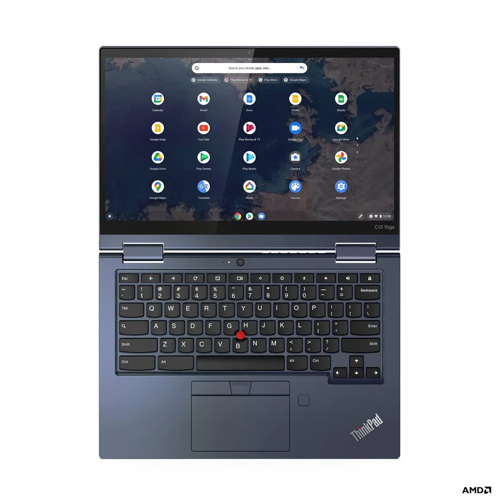 Lenovo Thinkpad C13 Yoga Gen 1 Chromebook 20Ux - Flip Design - Amd Athlon Gold 3150C / 2.4 Ghz - Chrome Os - Radeon Grap