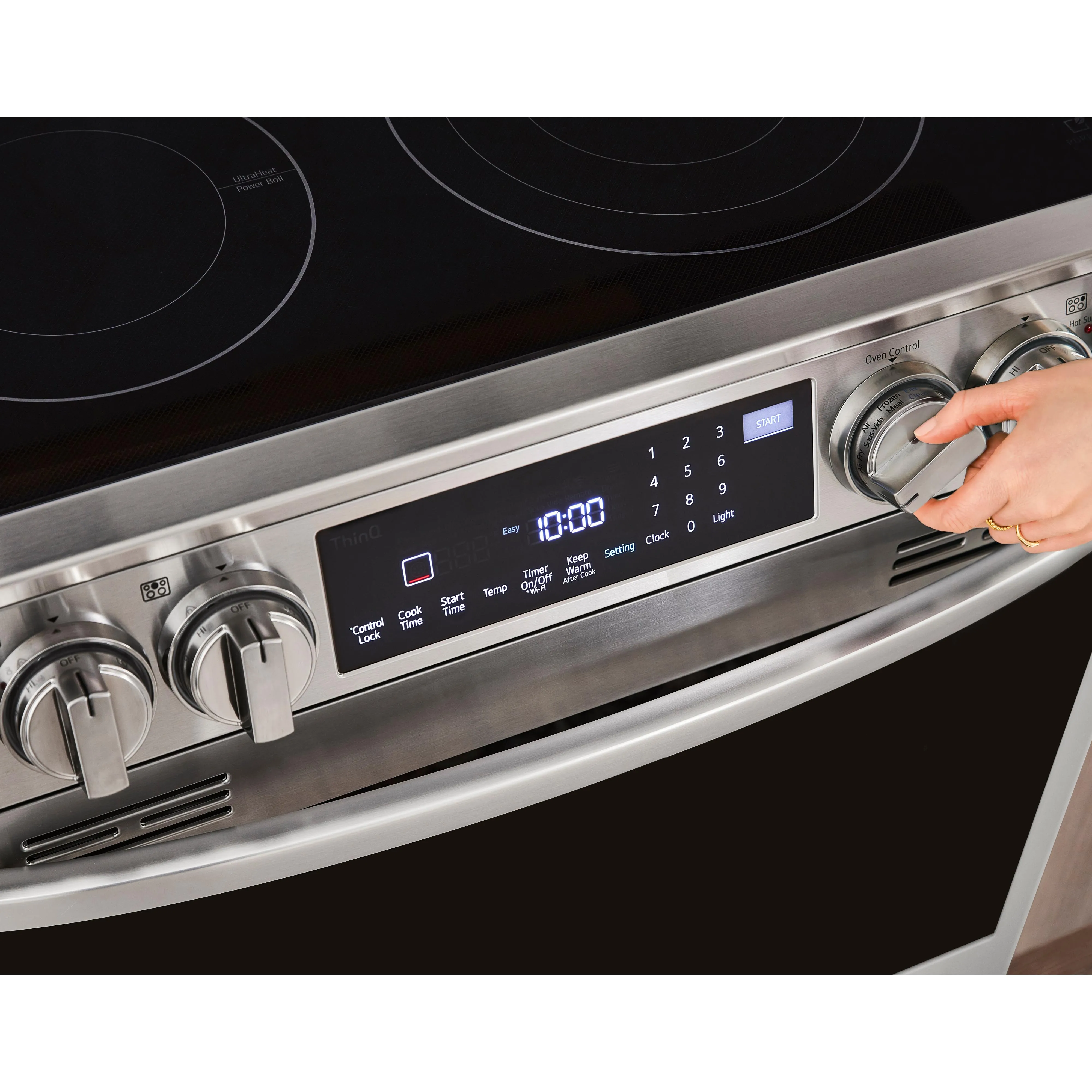 LG 30-inch Slide-In Electric Range with Air Fry LSEL6337F