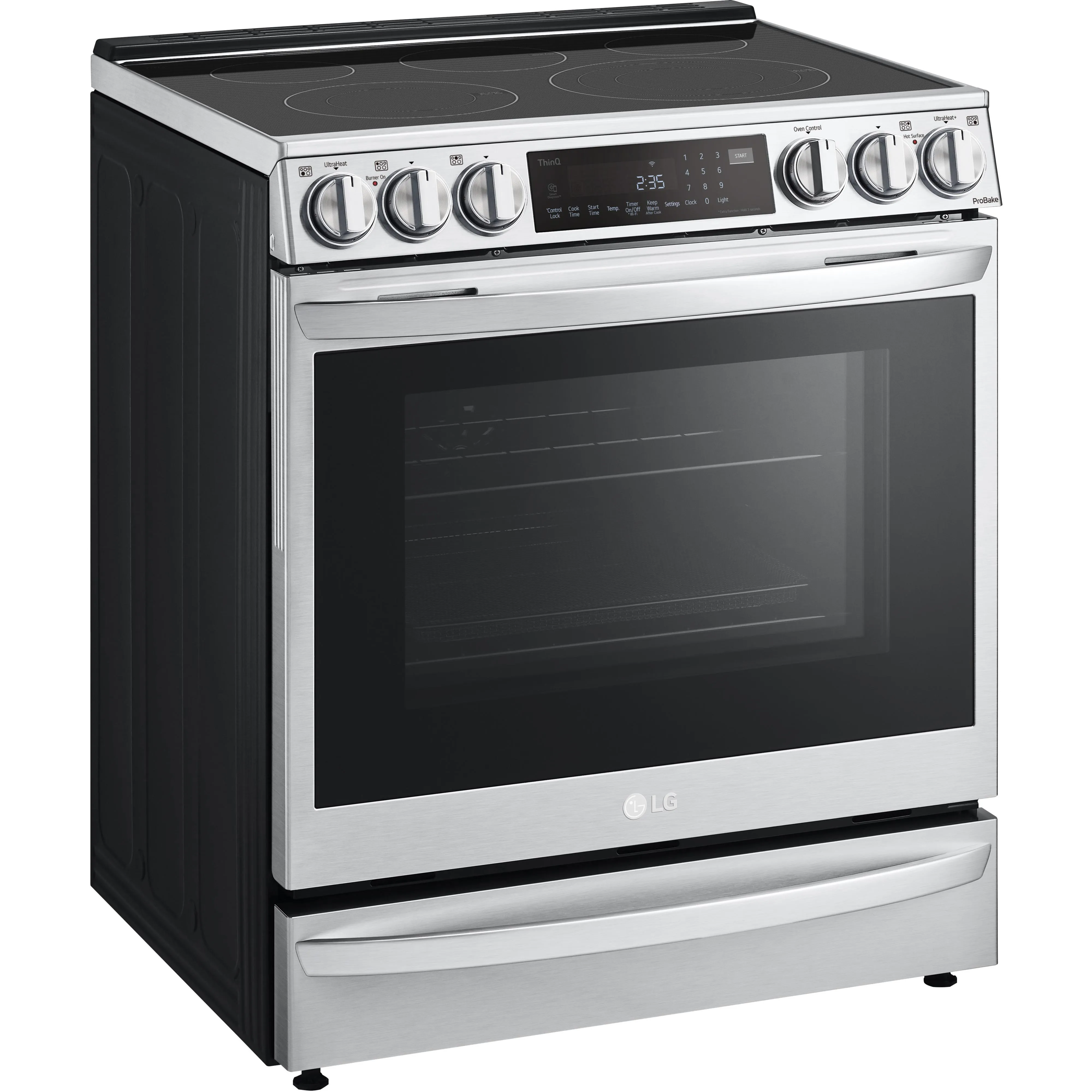 LG 30-inch Slide-In Electric Range with Air Fry LSEL6337F