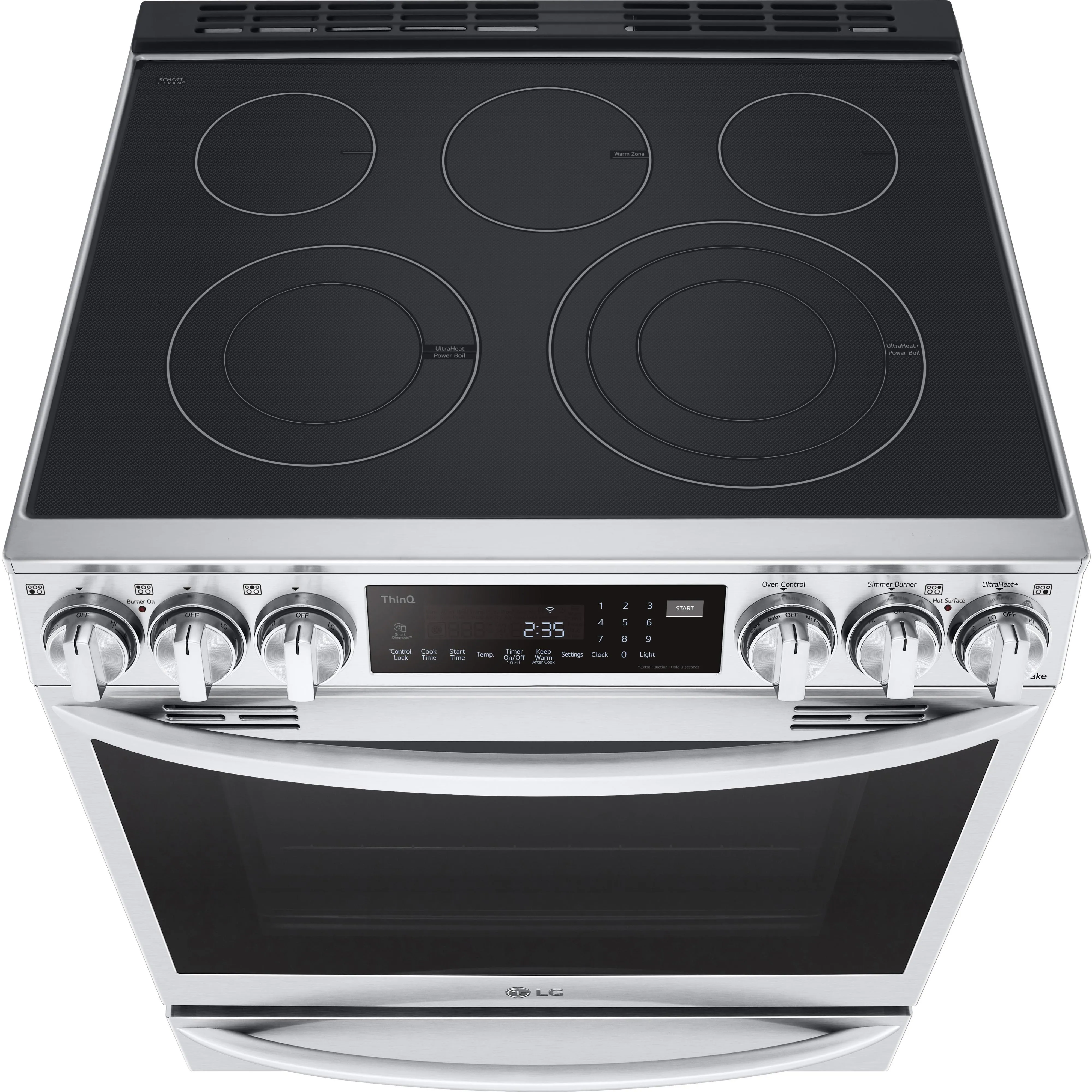 LG 30-inch Slide-In Electric Range with Air Fry LSEL6337F