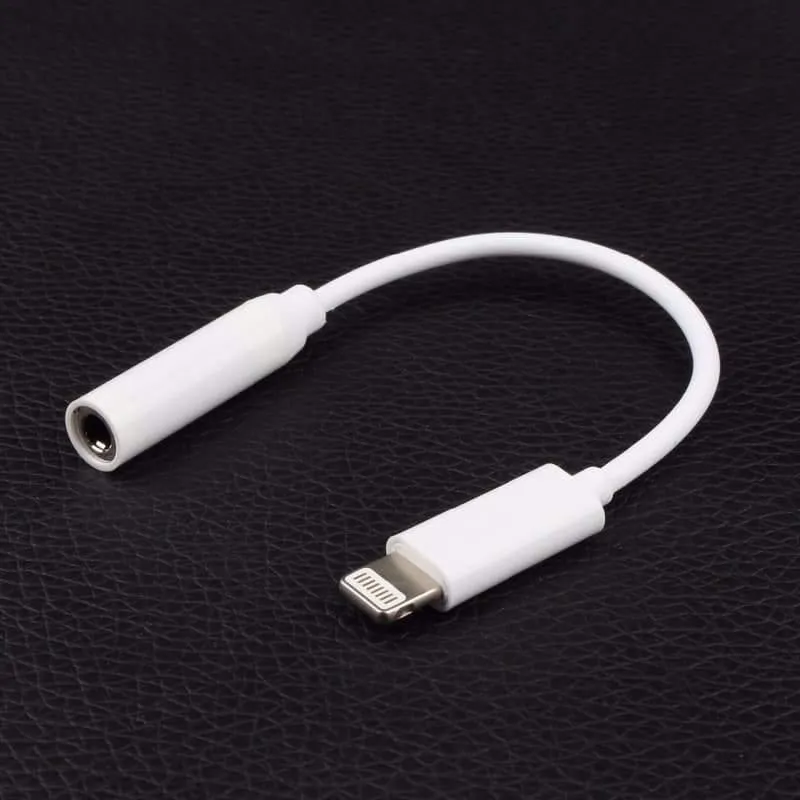 Lightning to 3.5mm Jack Adapter(Support latest iOS)