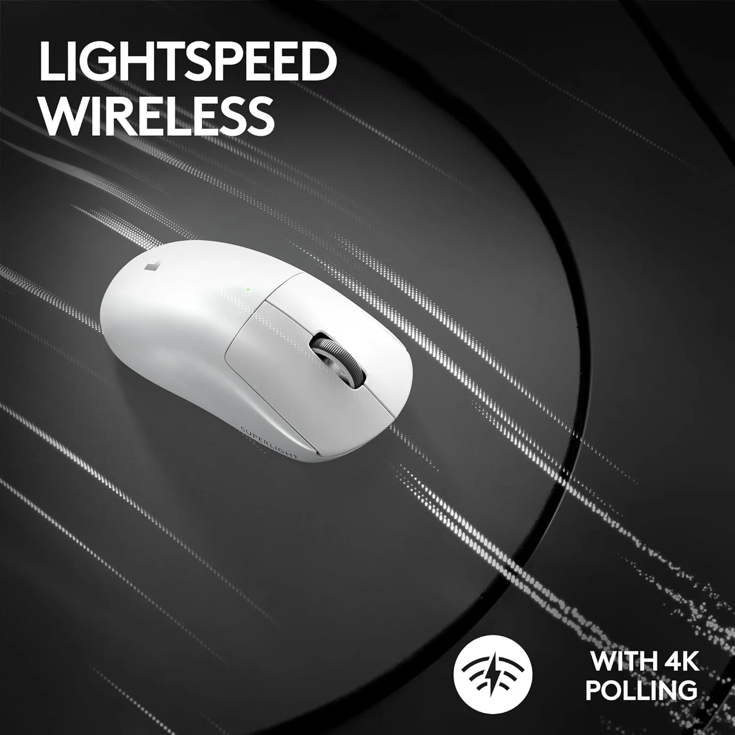 Logitech G PRO X Superlight 2 Lightspeed Wireless Gaming Mouse 無線遊戲滑鼠 - White 白色 910-006640 原裝行貨