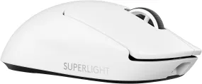 Logitech G PRO X Superlight 2 Lightspeed Wireless Gaming Mouse 無線遊戲滑鼠 - White 白色 910-006640 原裝行貨