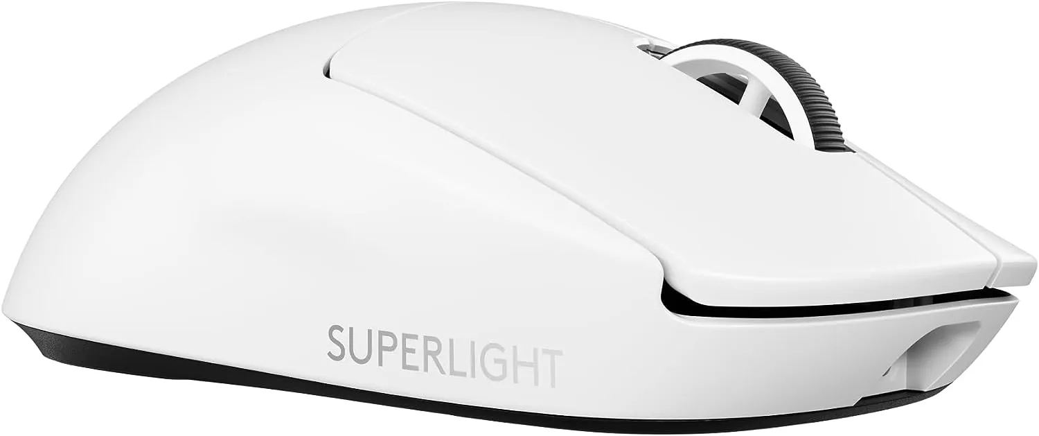 Logitech G PRO X Superlight 2 Lightspeed Wireless Gaming Mouse 無線遊戲滑鼠 - White 白色 910-006640 原裝行貨