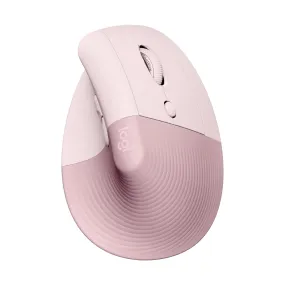 Logitech Lift 人體工學垂直無線滑鼠 - Rose Pink 玫瑰粉色 910-006481 原裝行貨