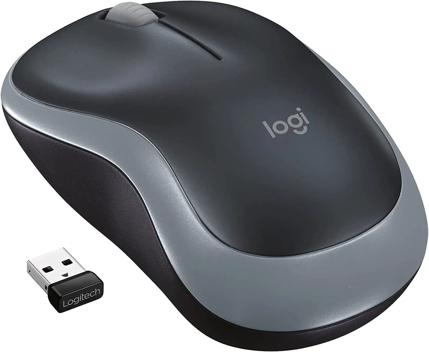 Logitech M185 Wireless Mouse, 2.4GHz with USB Mini Receiver