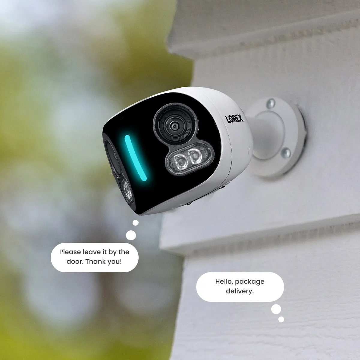 Lorex 4K Dual-Lens Wi-Fi Security Camera with Smart Security Lighting - Amazon