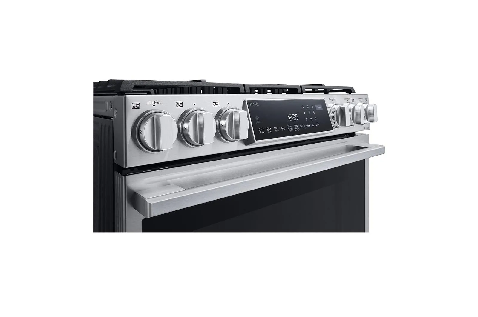 LSDS6338F LG STUDIO 6.3 cu. ft. Smart wi-fi Dual Fuel Slide-in Range with ProBake Convection® and EasyClean®