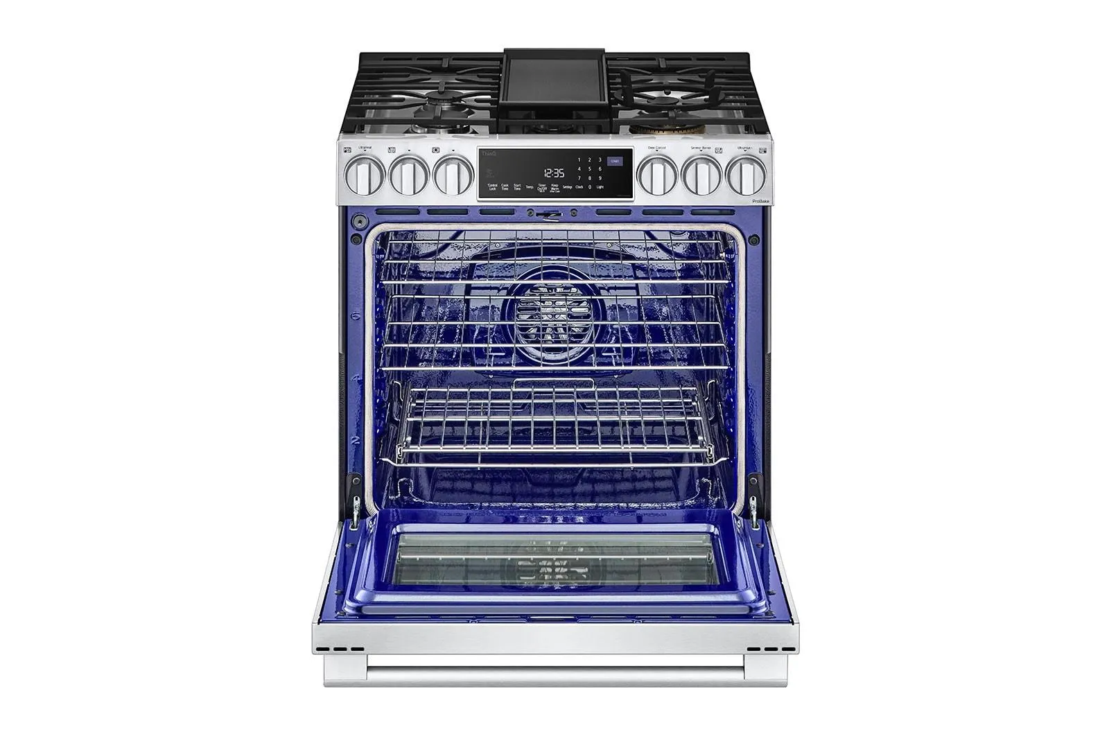 LSDS6338F LG STUDIO 6.3 cu. ft. Smart wi-fi Dual Fuel Slide-in Range with ProBake Convection® and EasyClean®