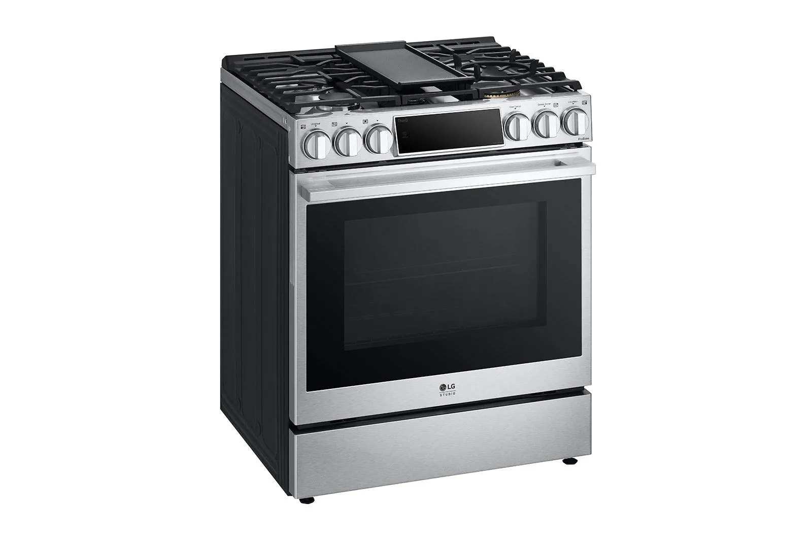 LSDS6338F LG STUDIO 6.3 cu. ft. Smart wi-fi Dual Fuel Slide-in Range with ProBake Convection® and EasyClean®