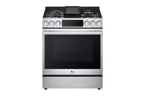 LSDS6338F LG STUDIO 6.3 cu. ft. Smart wi-fi Dual Fuel Slide-in Range with ProBake Convection® and EasyClean®