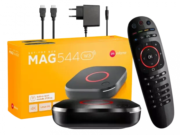 MAG 544W3 4K WIFI SET TOP BOX