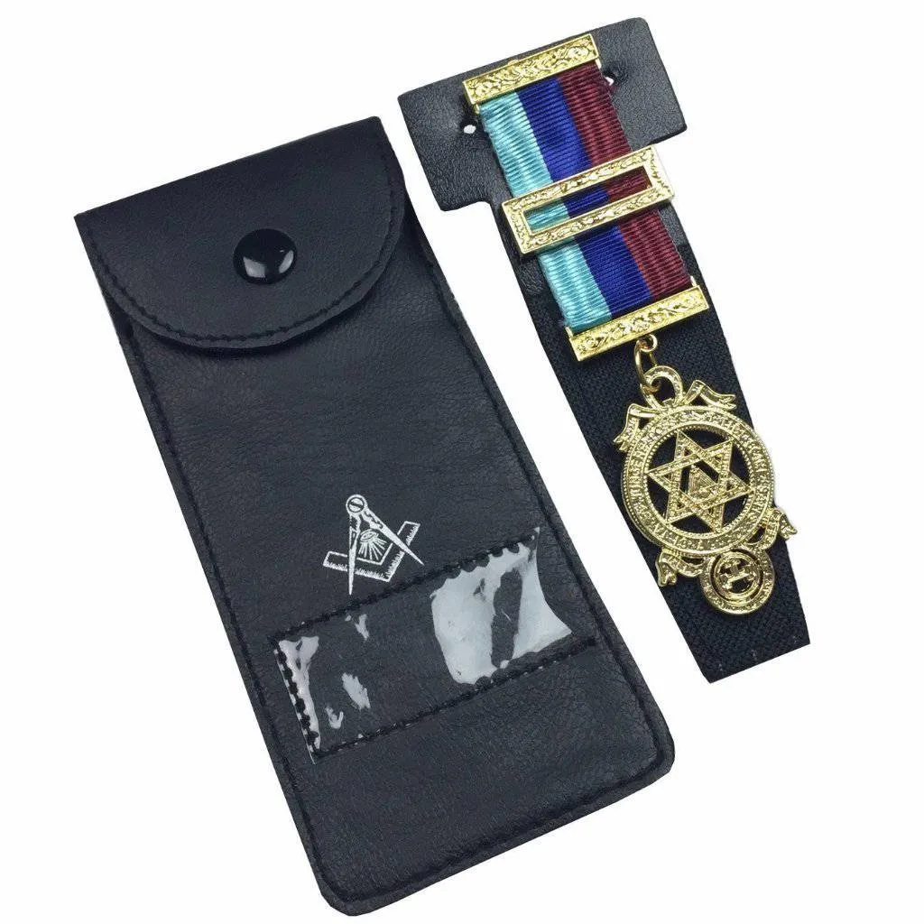 Masonic Jewels Case - Black Imitation Leather