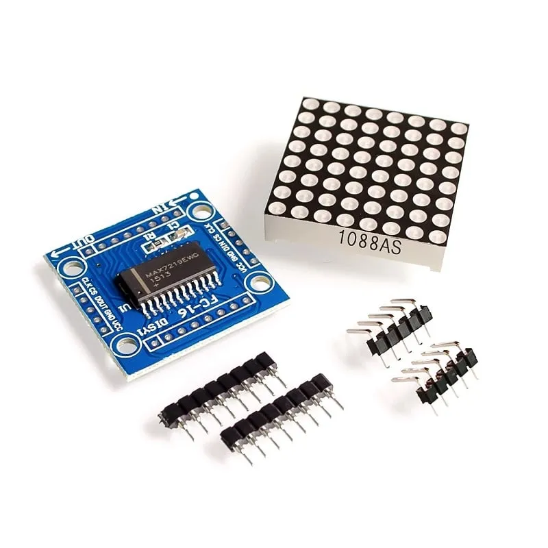 MAX7219 Dot Matrix Module Microcontroller Module