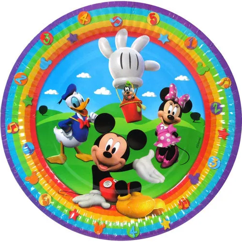 Mickey Mouse Clubhouse Round Plate 23cm