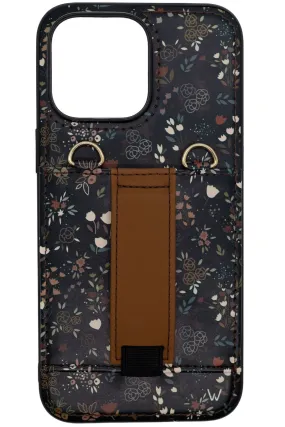 Midnight Floral Purse Case