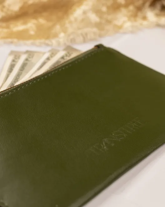 Minimalist Cactus Flat Wallet