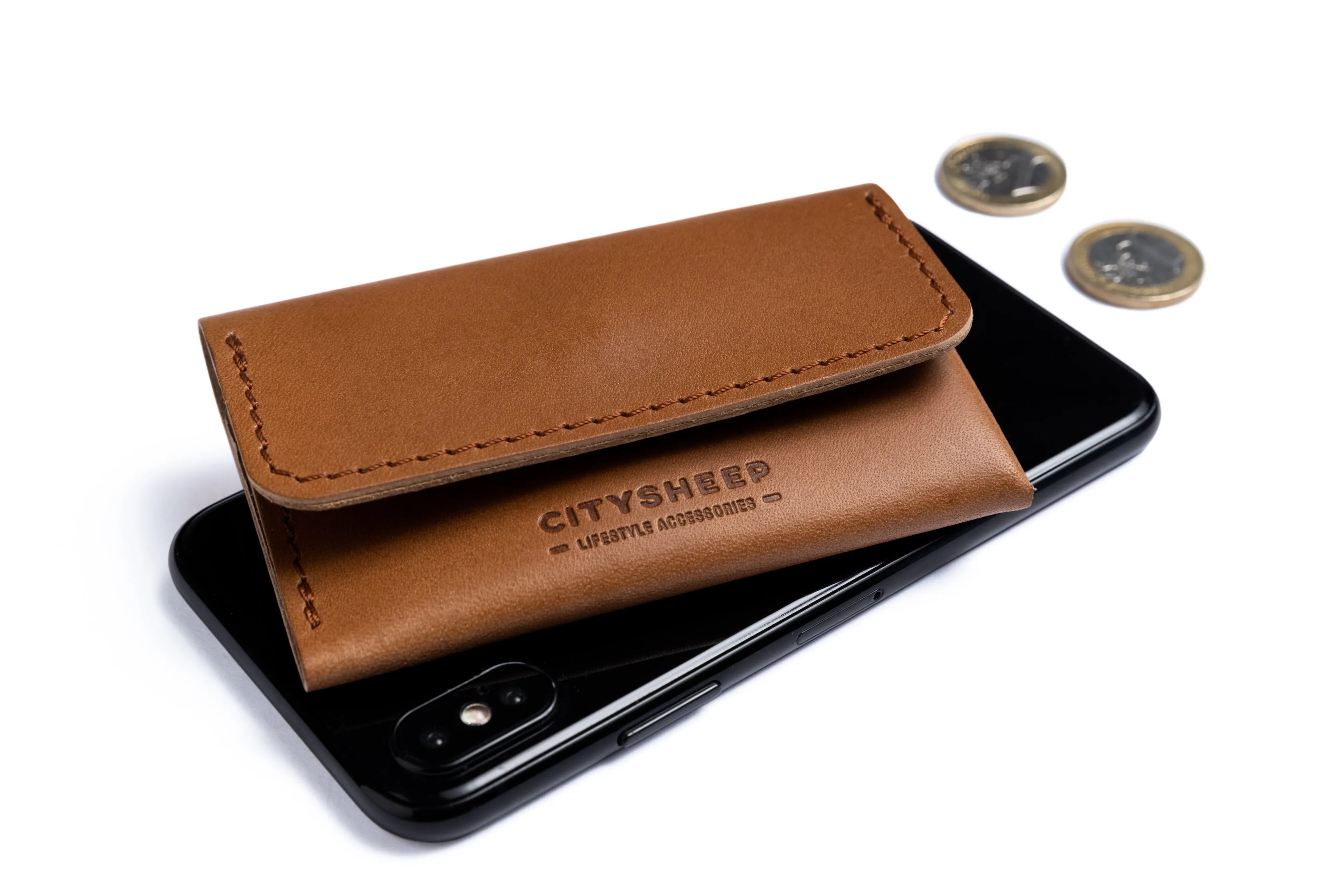 Minimalist wallet/ Vegetable tanned