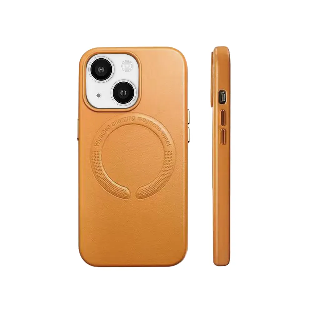 Modern Saddle Leather Case for iPhone