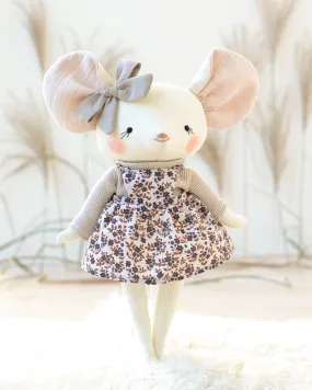 Mouse Plush Laure  Floral Dress