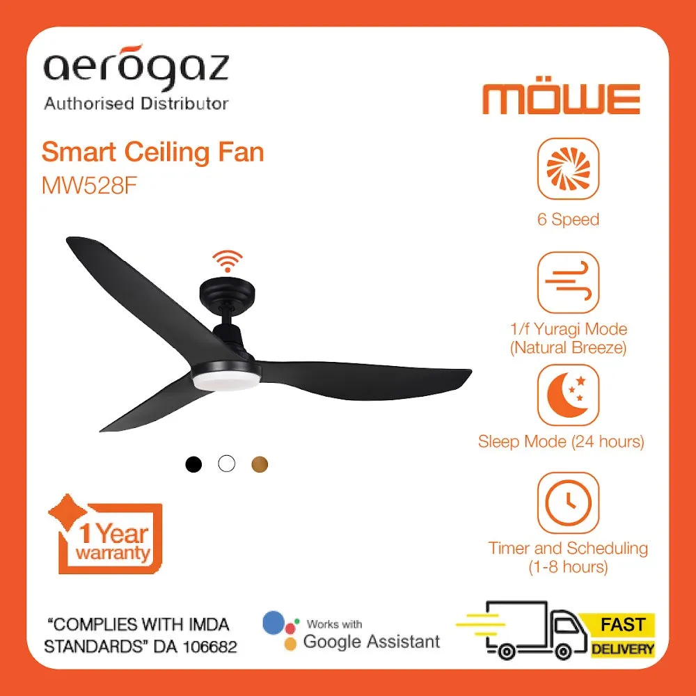 Mowe Smart Ceiling Fan 52" inches