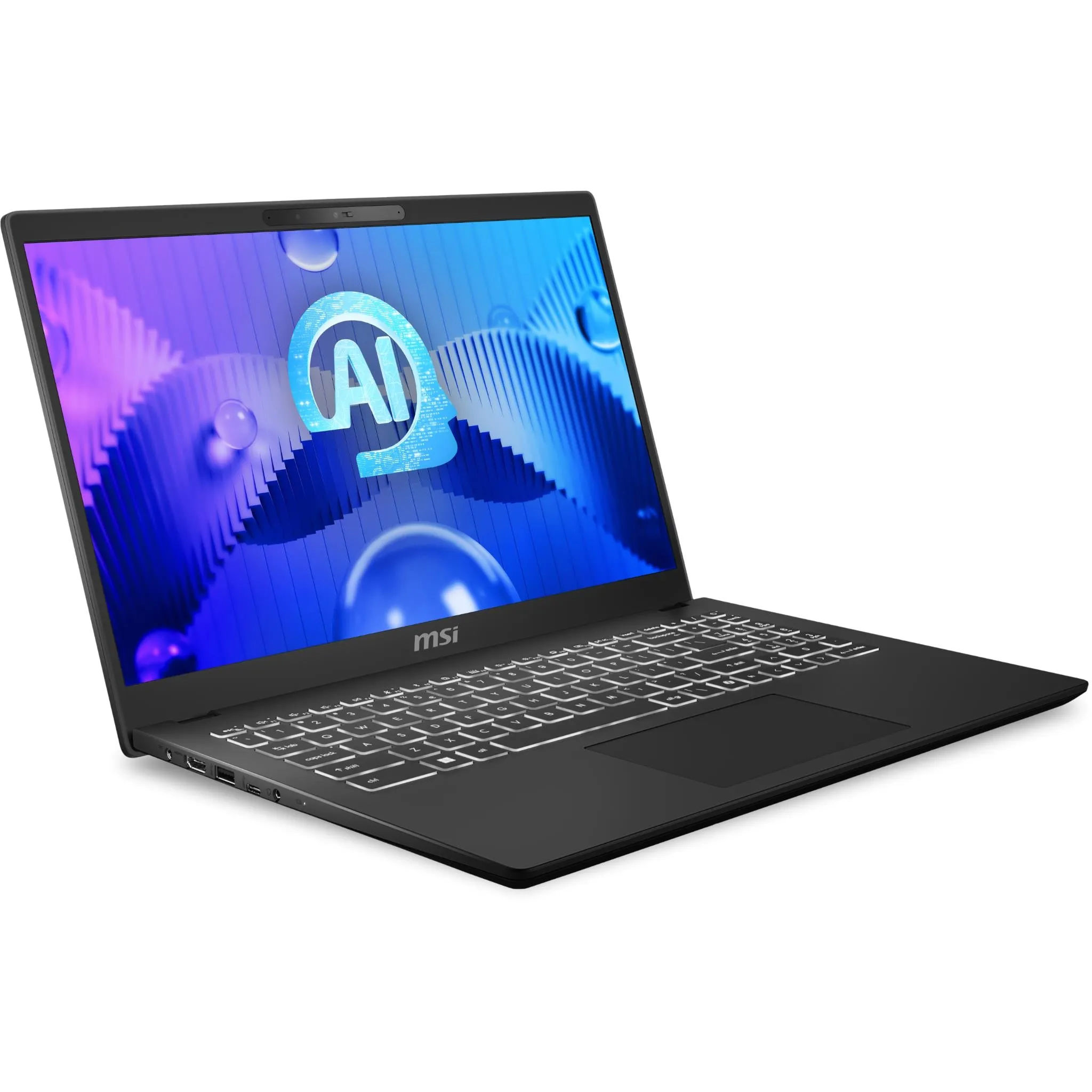 MSI Modern 15 H AI 15.6" FHD Lifestyle Laptop (Intel Core Ultra 7) [512GB SSD]