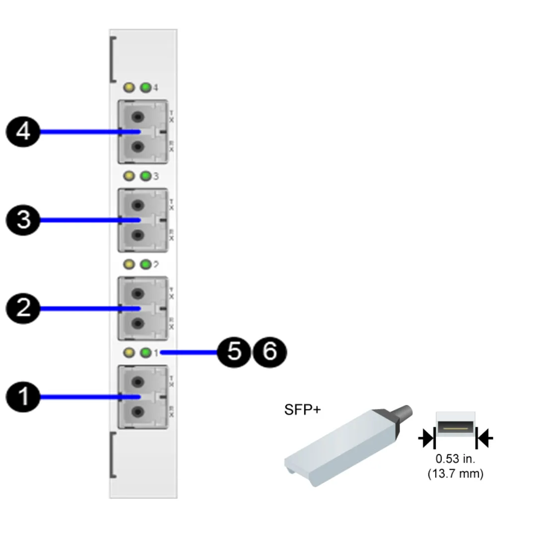 NetApp Adapter X1145A (ONTAP) PCIe3 bus with plug SFP  (4p 16Gb FC Op)