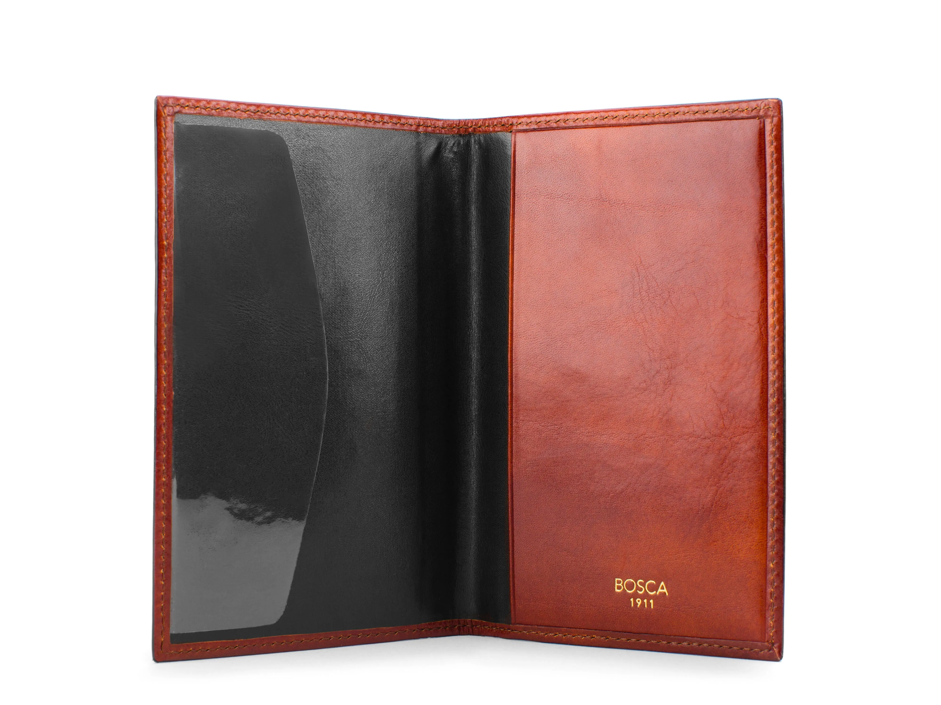 Old Leather Passport Case