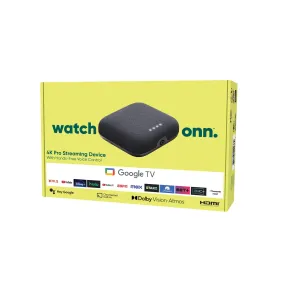 onn. Google TV 4K Pro Streaming Device