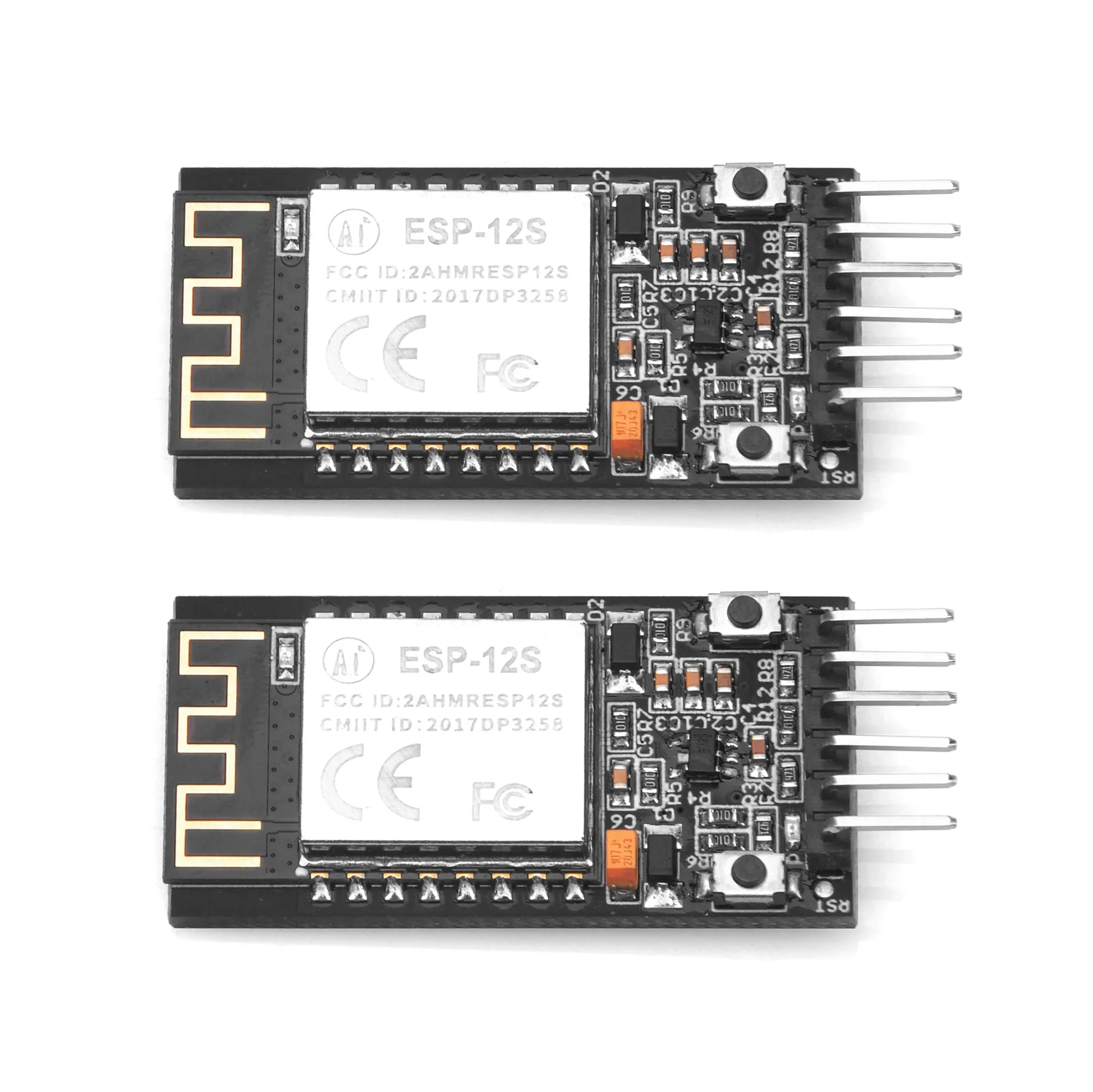 OSOYOO 2PCS ESP8266 WiFi Module, ESP-12S WiFi Serial Module Board, Wireless Transceiver Remote Port Network Development Board for Arduino