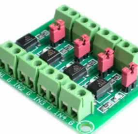 PC817 4 Channel Optocoupler Isolation Module