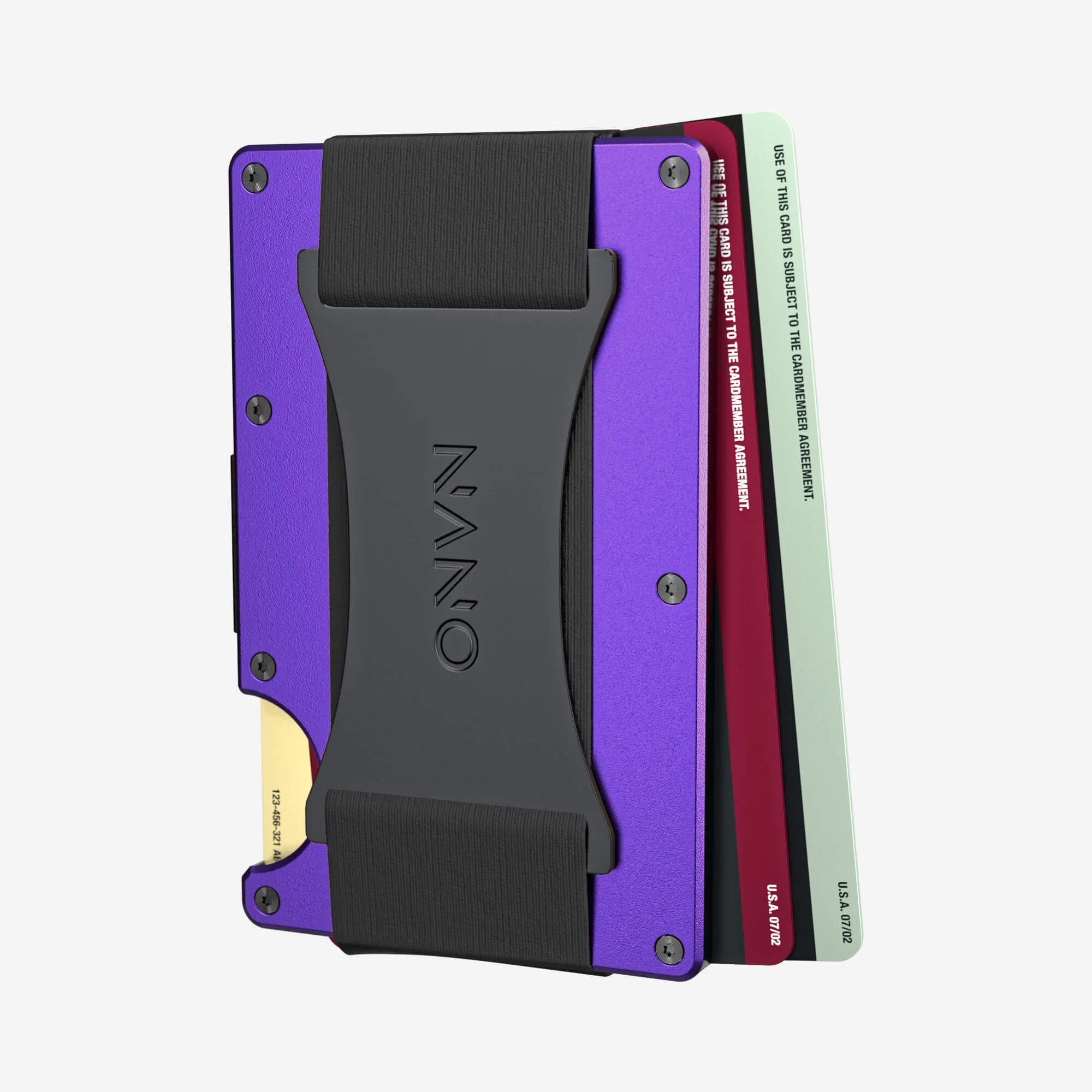 Personalised Cash Strap Wallet (Nebula Purple)