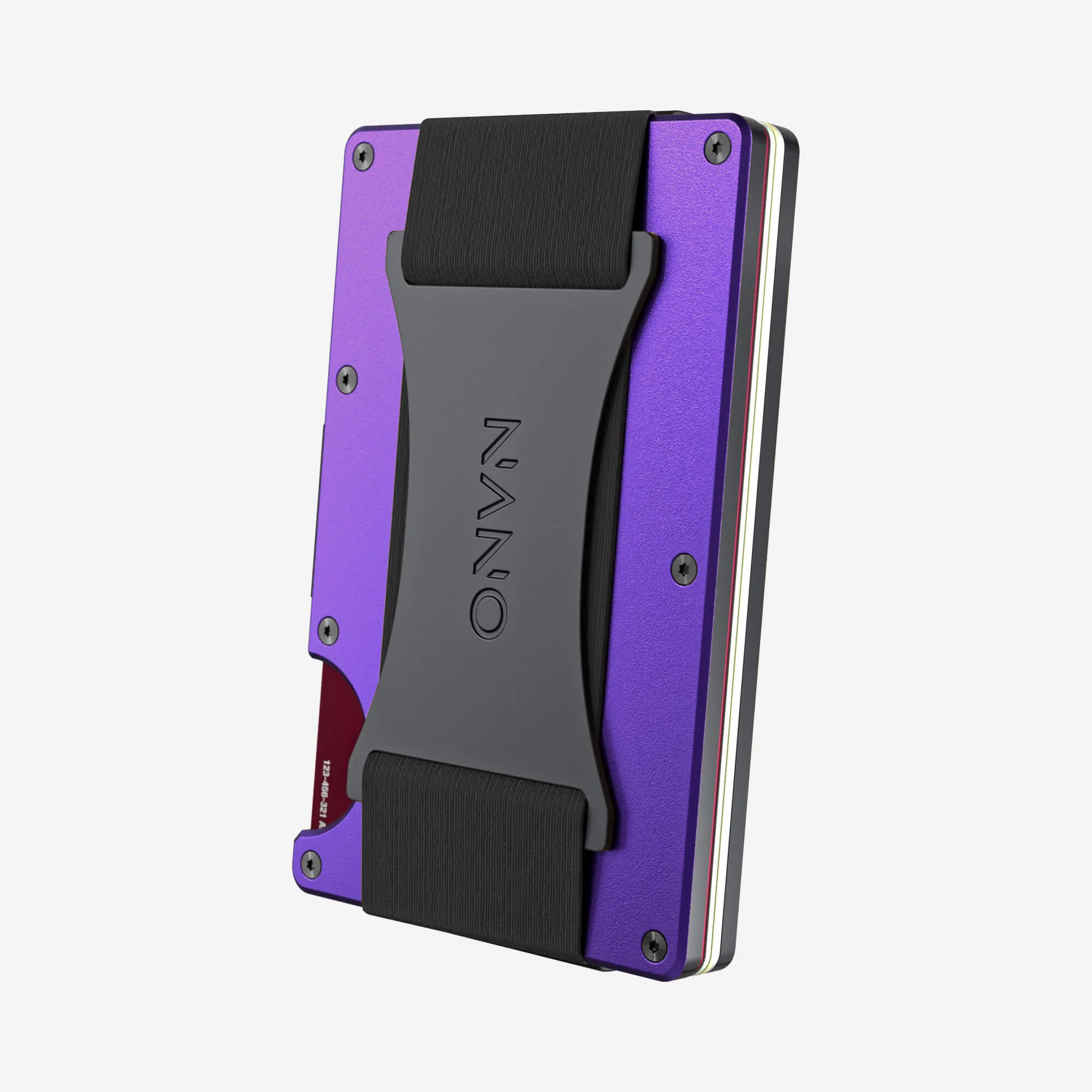 Personalised Cash Strap Wallet (Nebula Purple)