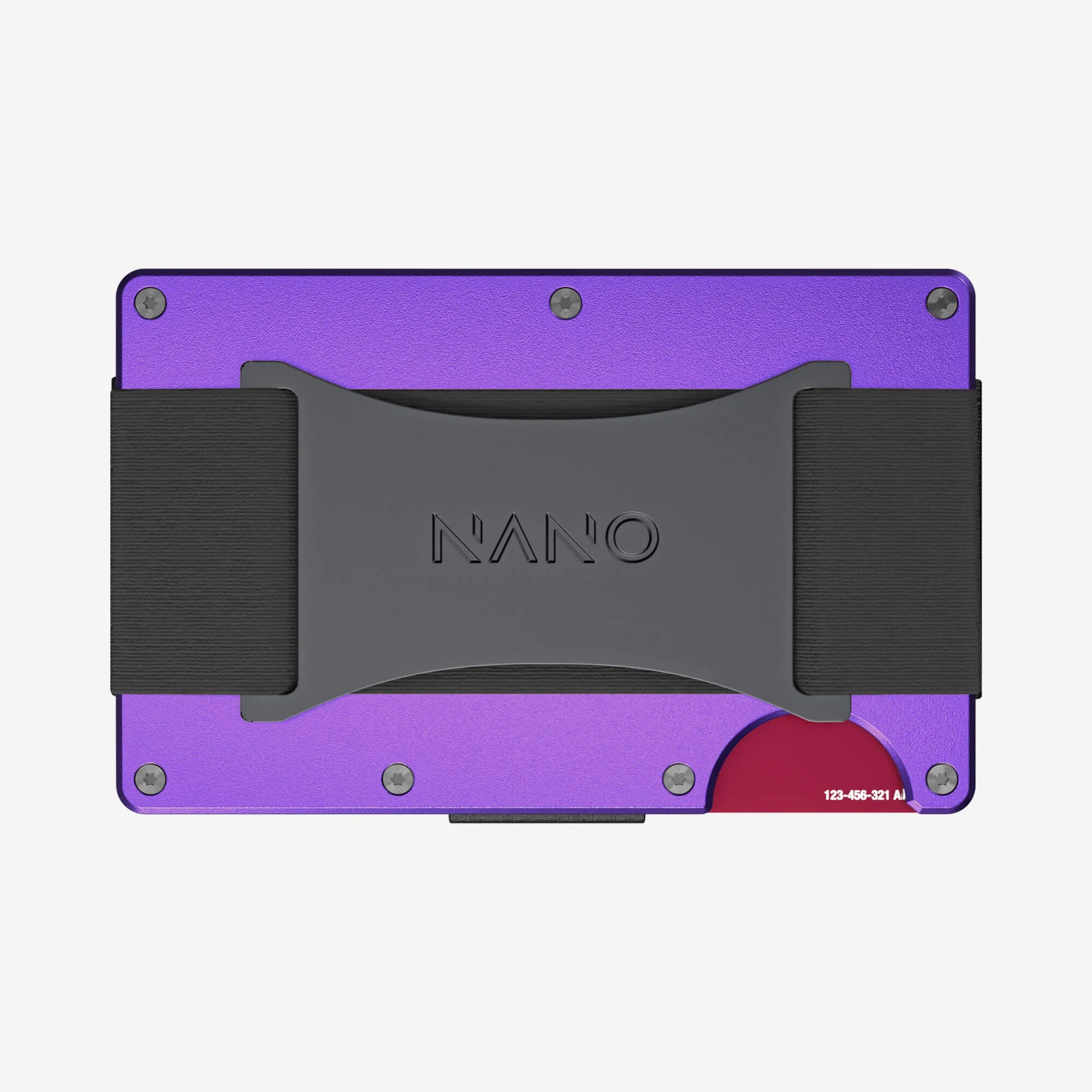 Personalised Cash Strap Wallet (Nebula Purple)