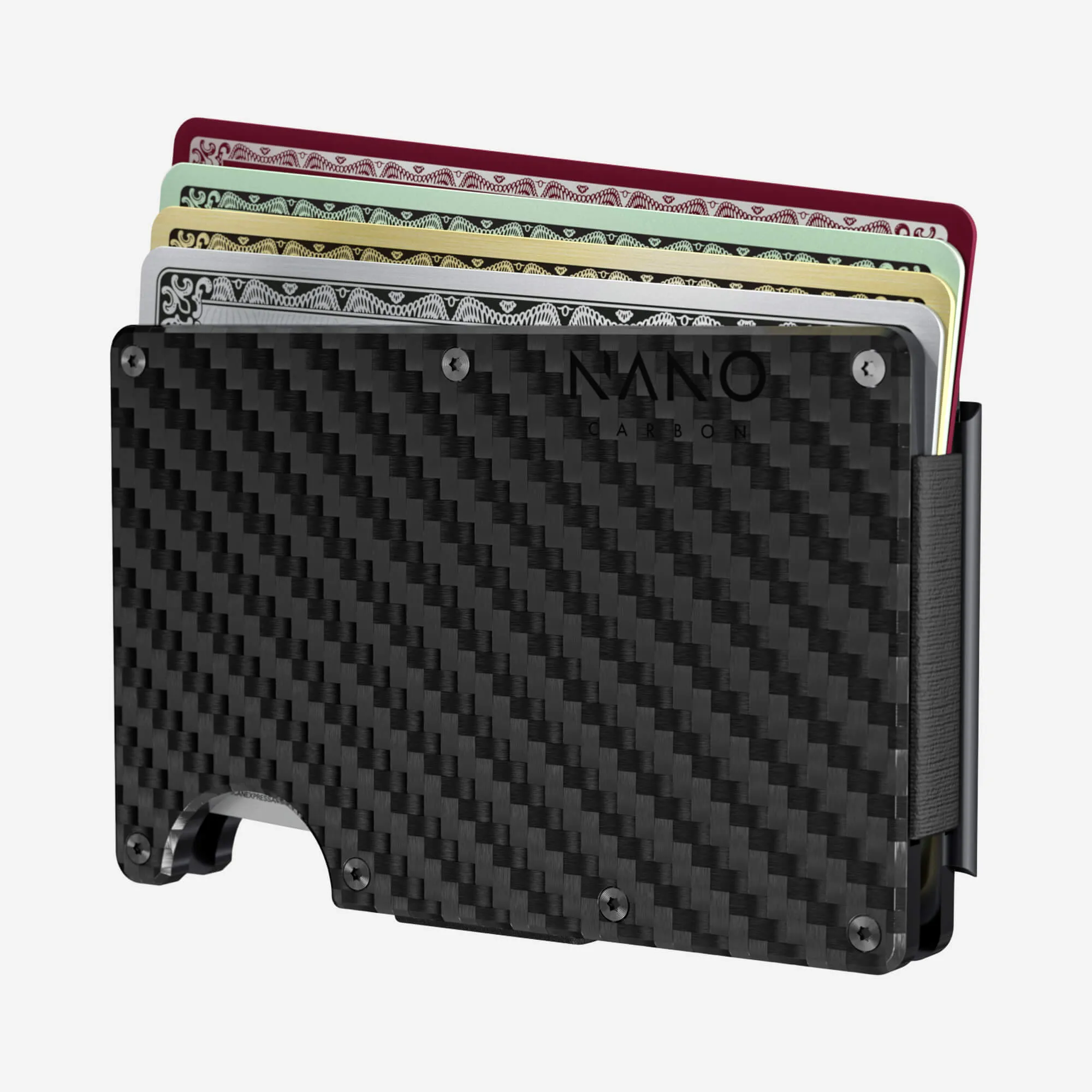 Personalised Money Clip Wallet (Stealth Black)