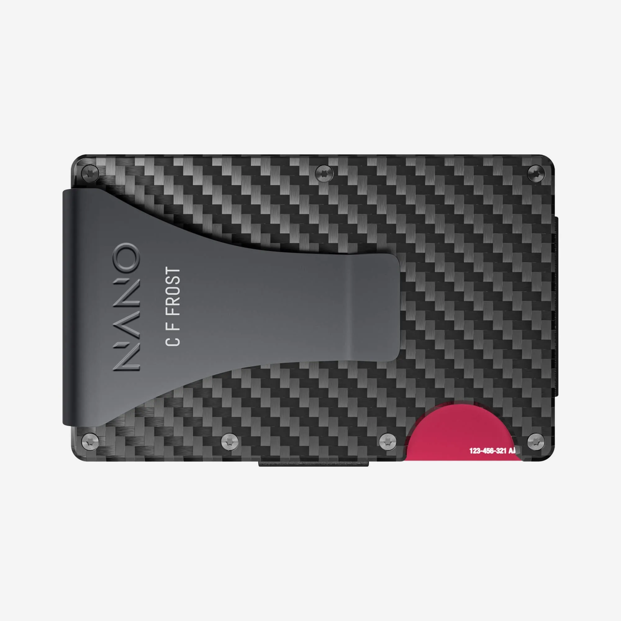 Personalised Money Clip Wallet (Stealth Black)